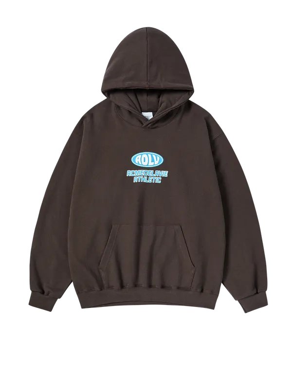Áo Hoodie Blue Oval Logo Nâu đậm