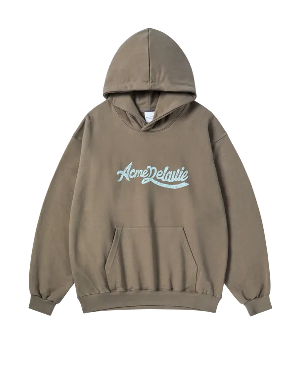 Áo Hoodie Cursive Logo Ca cao