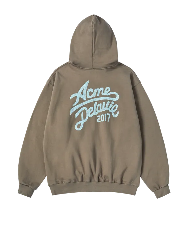 Áo Hoodie Cursive Logo Ca cao
