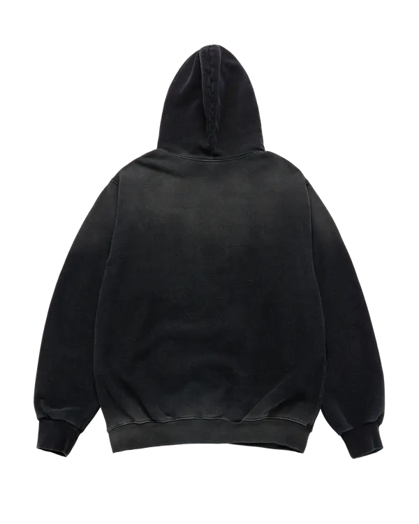 Áo Hoodie Zurry Denim Effect Đen