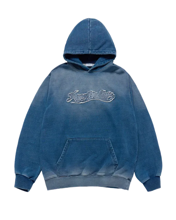 Áo Hoodie Zurry Denim Effect Xanh navy