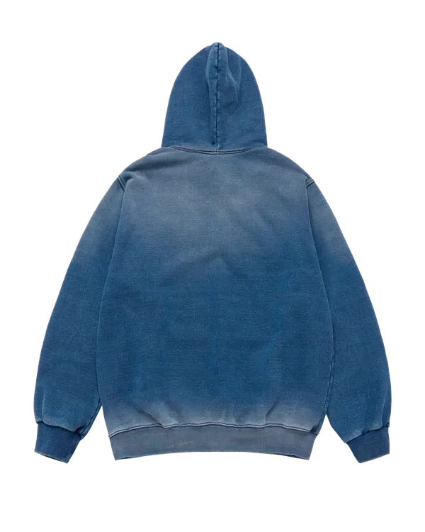 Áo Hoodie Zurry Denim Effect Xanh navy