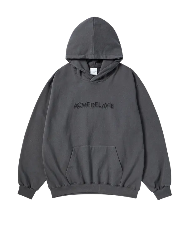 Áo Hoodie 3D Logo Than chì