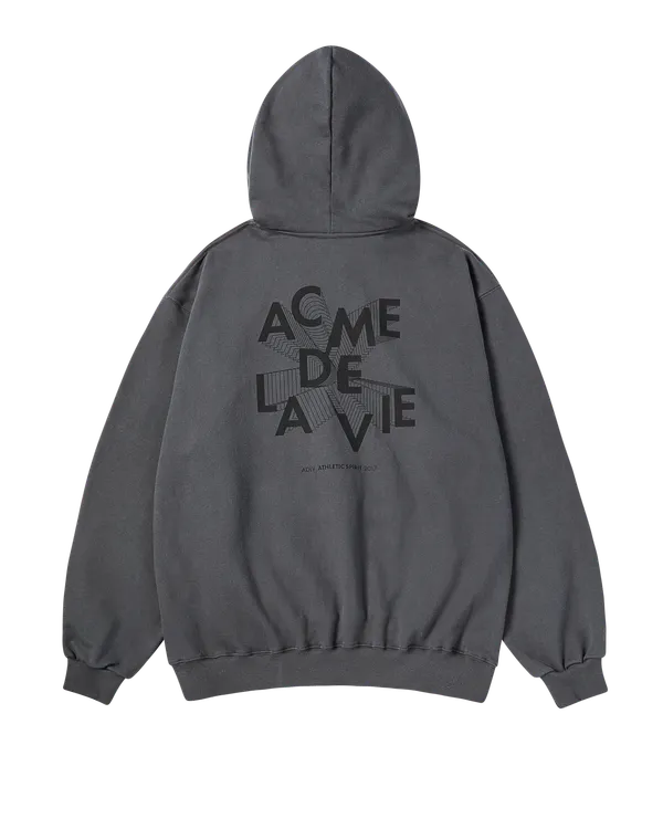 Áo Hoodie 3D Logo Than chì