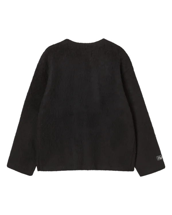 &Aacute;o Cardigan V Neck Solid Đen