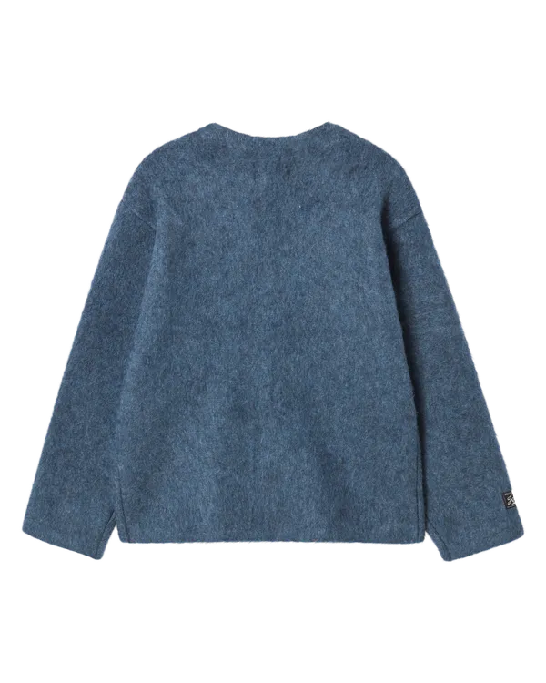 Áo Cardigan V Neck Solid Xanh dương