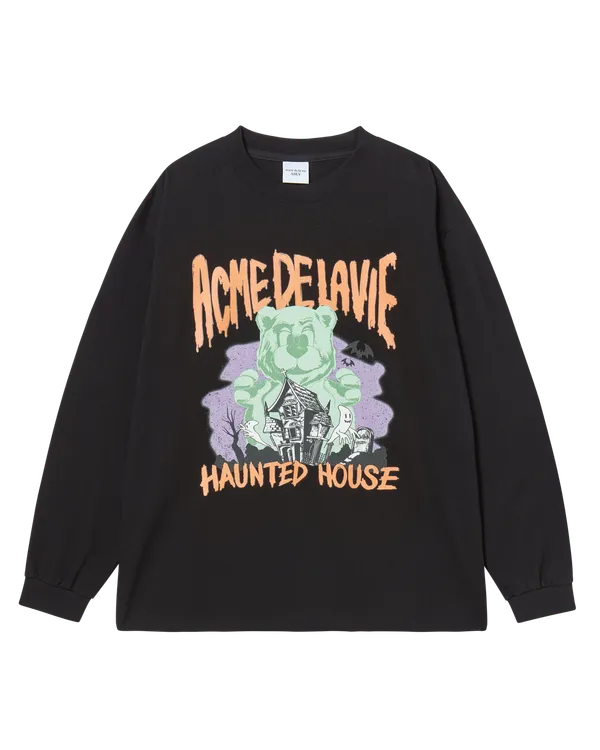 Áo Thun Dài Tay AC Bear Halloween Đen