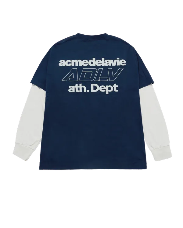 Áo Thun Dài Tay Double Layer ADLV Xanh navy