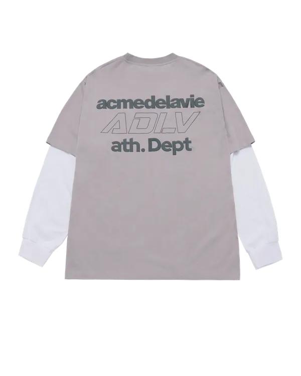 Áo Thun Dài Tay Double Layer ADLV Xám