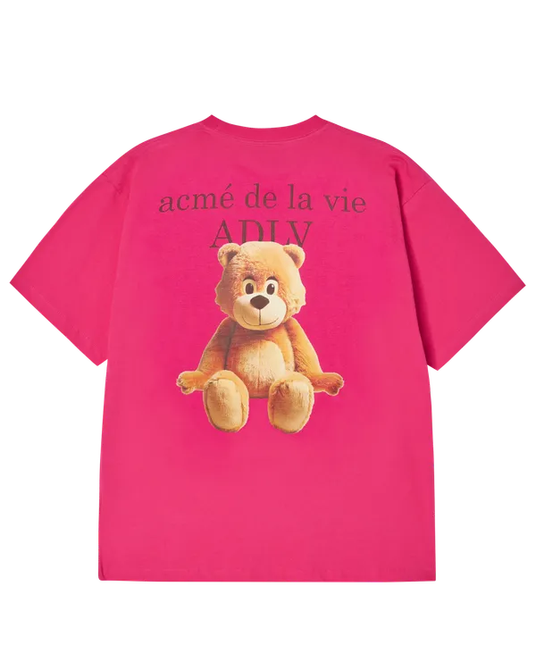 &Aacute;o Thun AC Bear Basic Logo Hồng