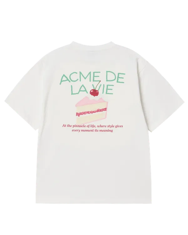 &Aacute;o thun ngắn tay A PIECE OF CAKE Kem