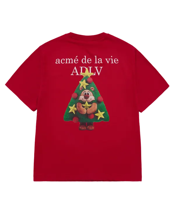 Áo thun AC BEAR Đỏ đậm