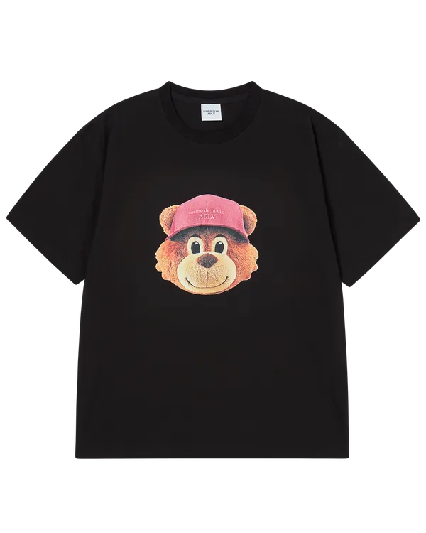 Áo Thun 3D Ac Bear Face Đen