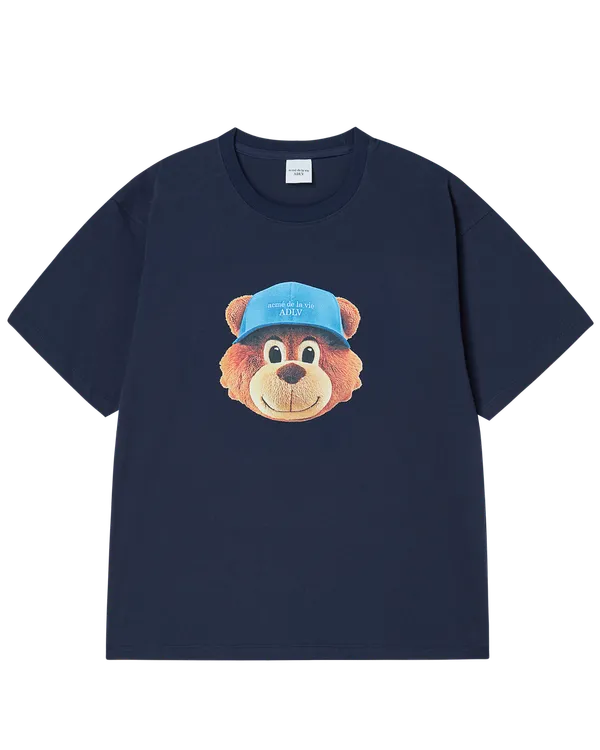 Áo Thun 3D Ac Bear Face Xanh navy đậm