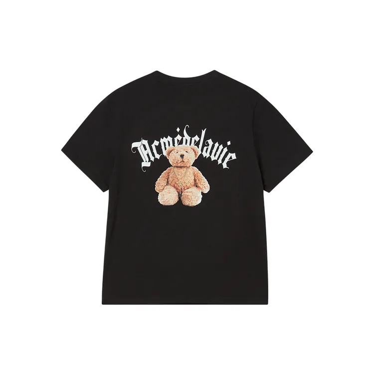 Áo thun nữ Gold Chain Bear Doll Đen