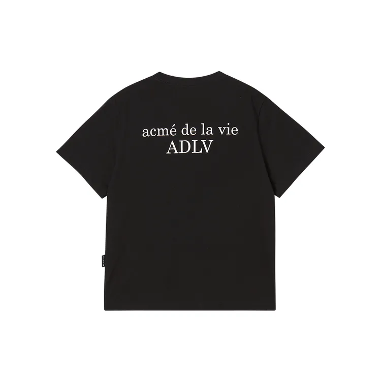 Áo thun nữ ADLV Baby Face Donuts 1 Đen