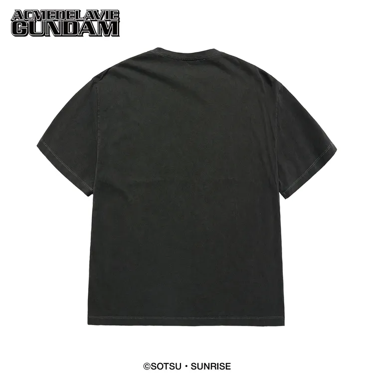 Áo Thun MOBILE SUIT GUNDAM Last Shooting Pigment Washing Than chì