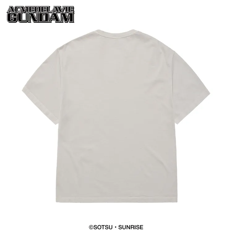 Áo Thun MOBILE SUIT GUNDAM Operation V Pigment Washing Xám