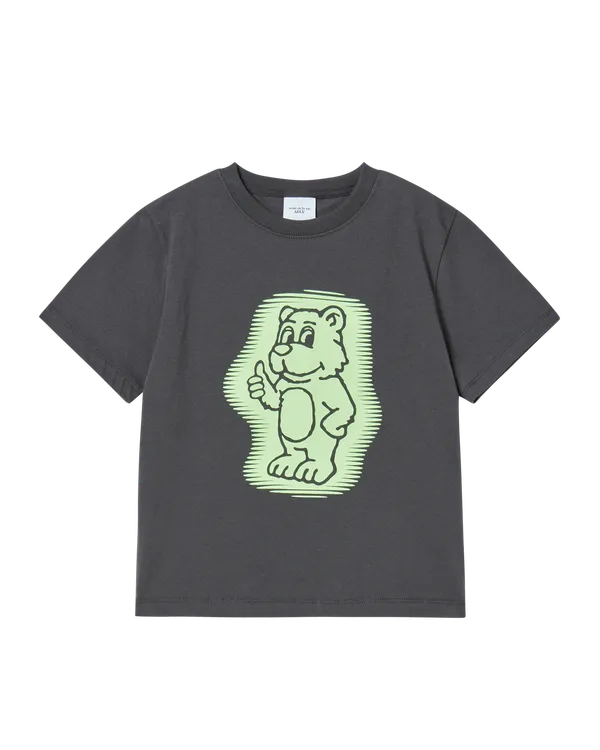[KIDS] Áo Thun Ac Bear Neon Than chì