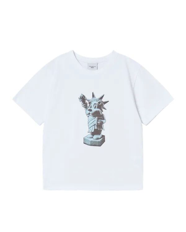 [KIDS] Áo Thun Ac Bear Statue Of Liberty Trắng