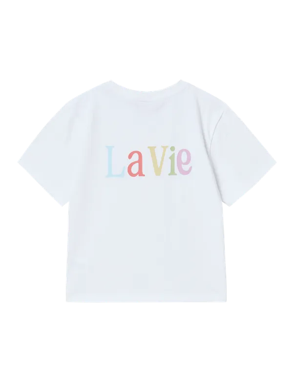 [KIDS] Áo thun Color Logo Trắng