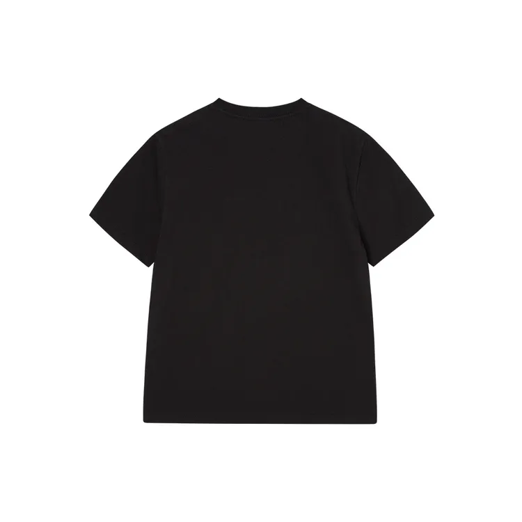 &Aacute;o Thun nữ Cubic Basic Logo Đen