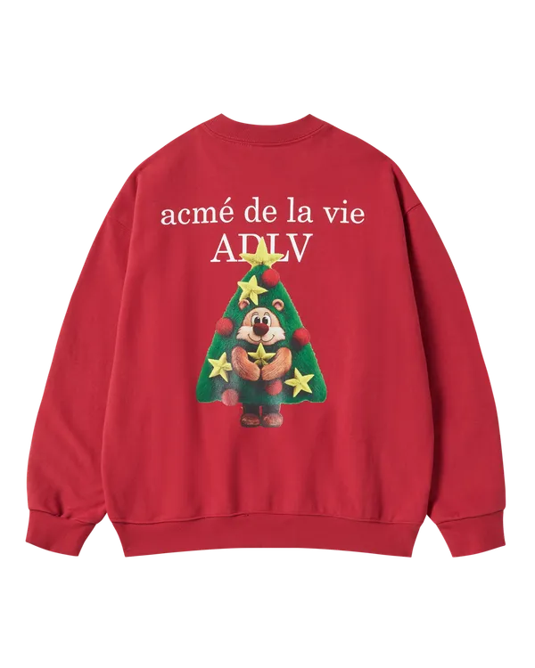 Áo nỉ AC BEAR Đỏ đậm