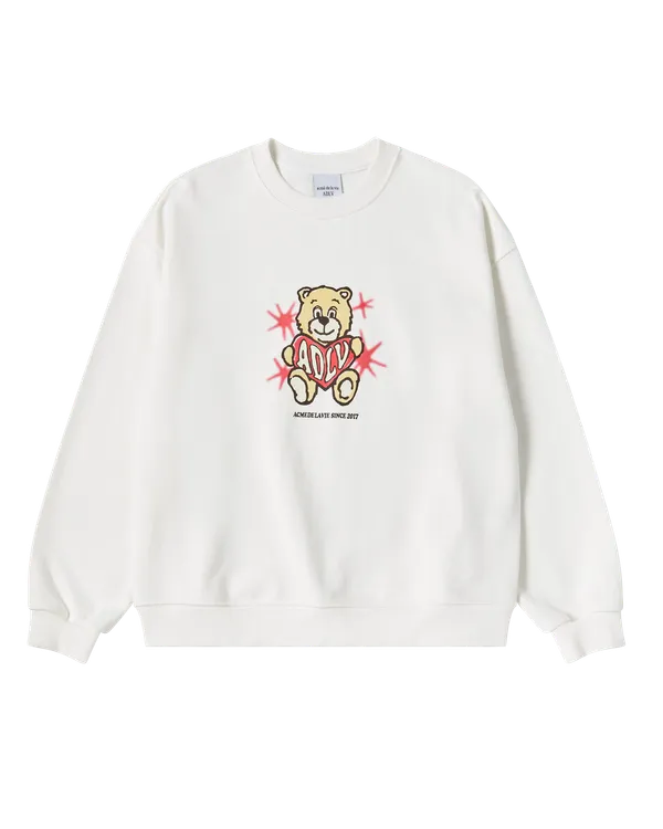 Áo Nỉ nữ Ac Bear Heart Kem
