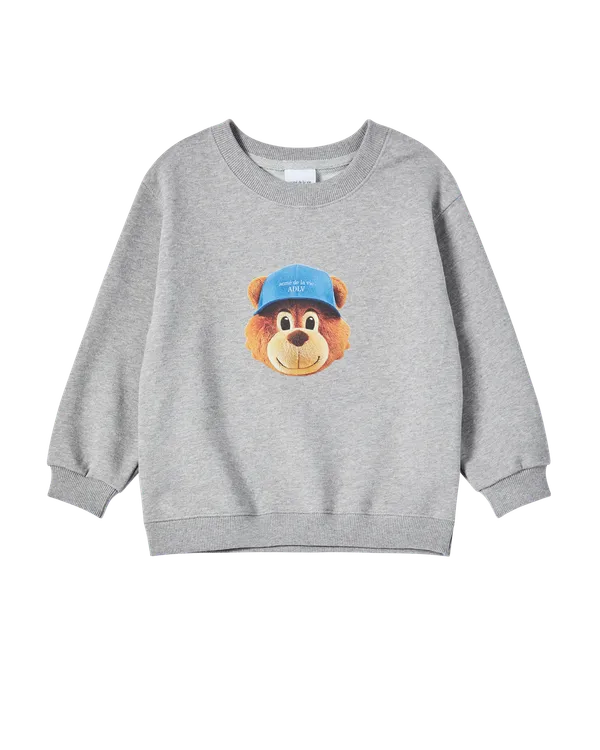 [KIDS] Áo Nỉ 3D Ac Bear Face Muối tiêu