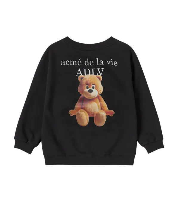 [KIDS] Áo Nỉ AC Bear Basic Logo Đen