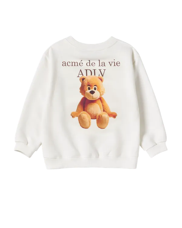 [KIDS] Áo Nỉ AC Bear Basic Logo Kem