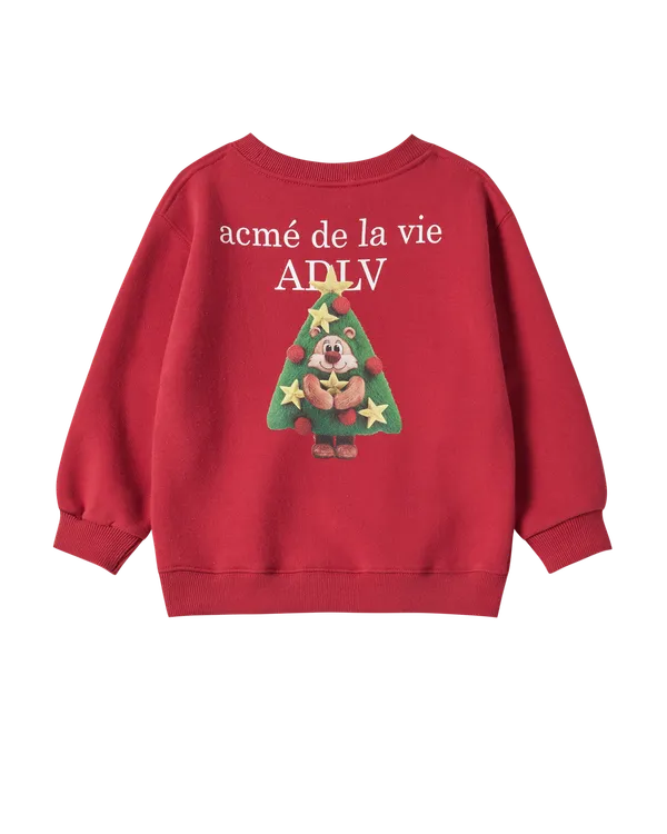 Áo nỉ KIDS AC BEAR Đỏ đậm