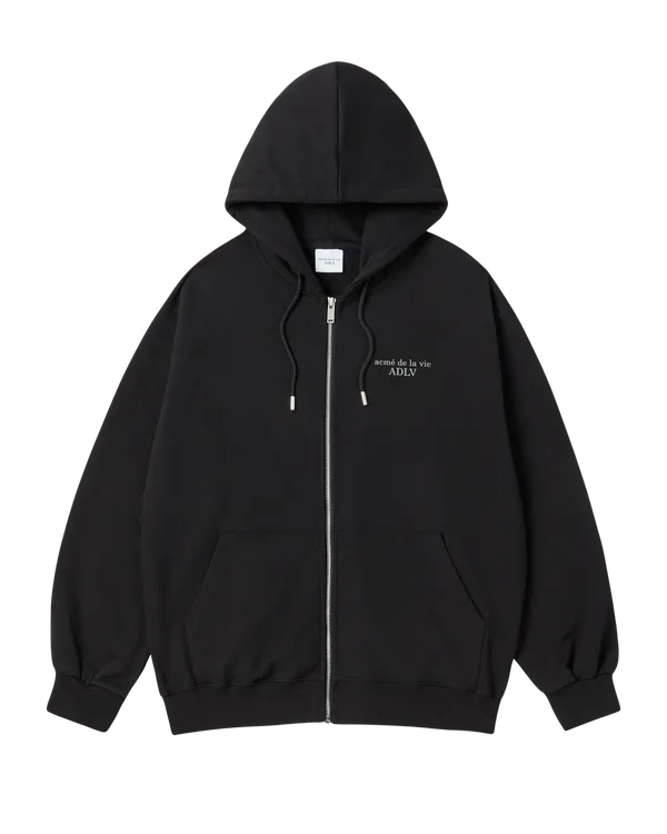 Áo Hoodie kéo khóa AC Bear Basic Logo Đen