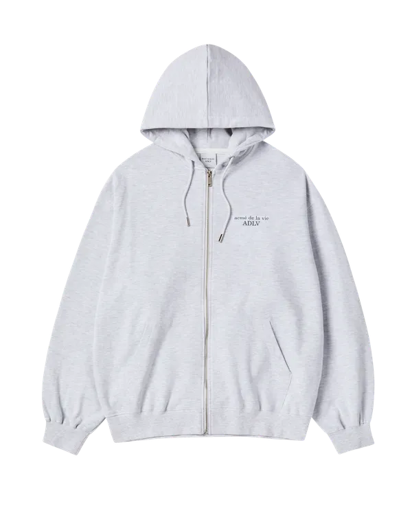 Áo Hoodie kéo khóa AC Bear Basic Logo Muối tiêu