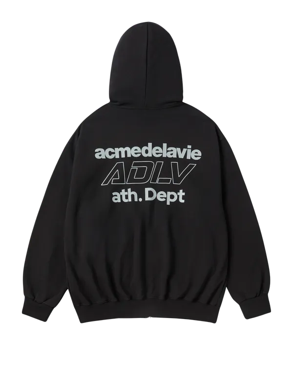 &Aacute;o Hoodie k&eacute;o kh&oacute;a ADLV Dept Napping Đen