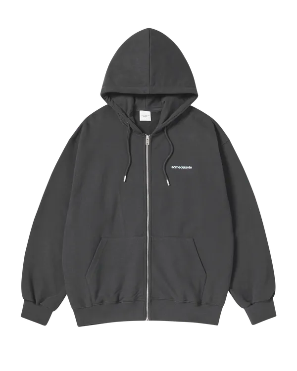 Áo Hoodie kéo khóa ADLV Dept Napping Than chì