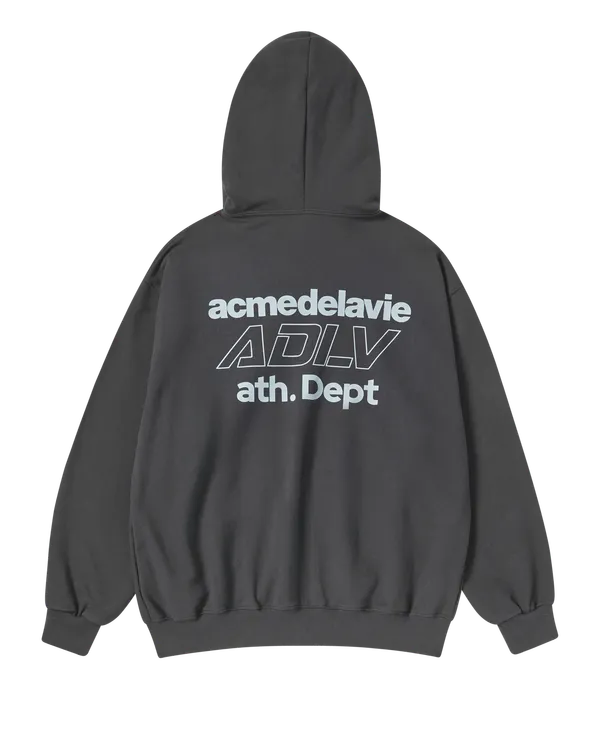 Áo Hoodie kéo khóa ADLV Dept Napping Than chì