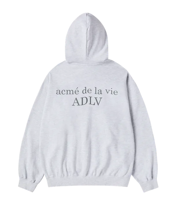 Áo Hoodie kéo khóa Basic Logo Napping Muối tiêu