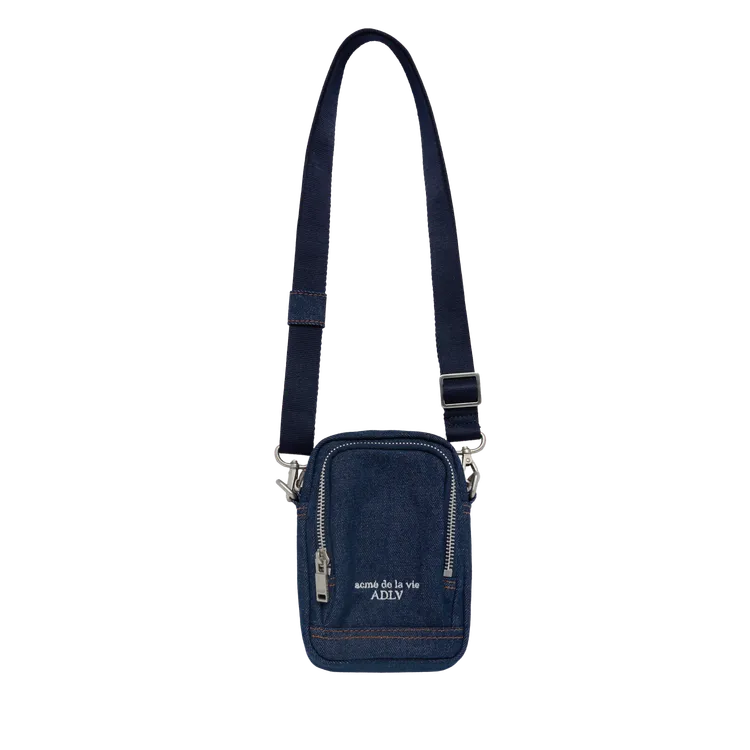 Túi Đeo Chéo Essential Denim Xanh đậm