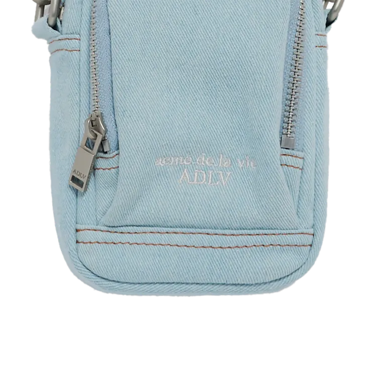 Túi Đeo Chéo Essential Denim Xanh da trời