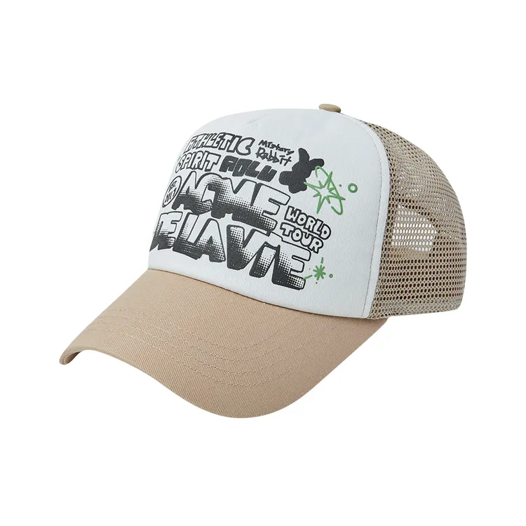 Mũ Bóng Chày Artwork Mesh Trucker Be