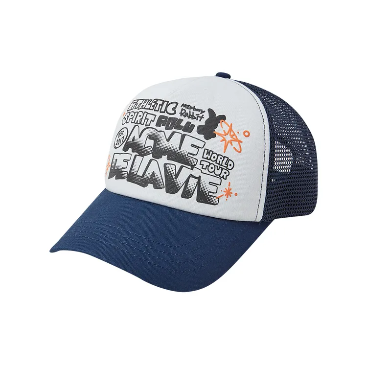 Mũ Bóng Chày Artwork Mesh Trucker Xanh navy