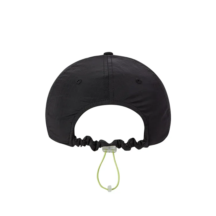 Mũ Bóng Chày Check Ripstop String Đen