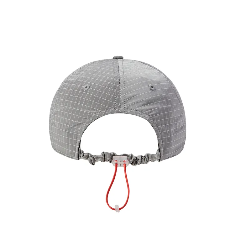 Mũ Bóng Chày Check Ripstop String Xám nhạt