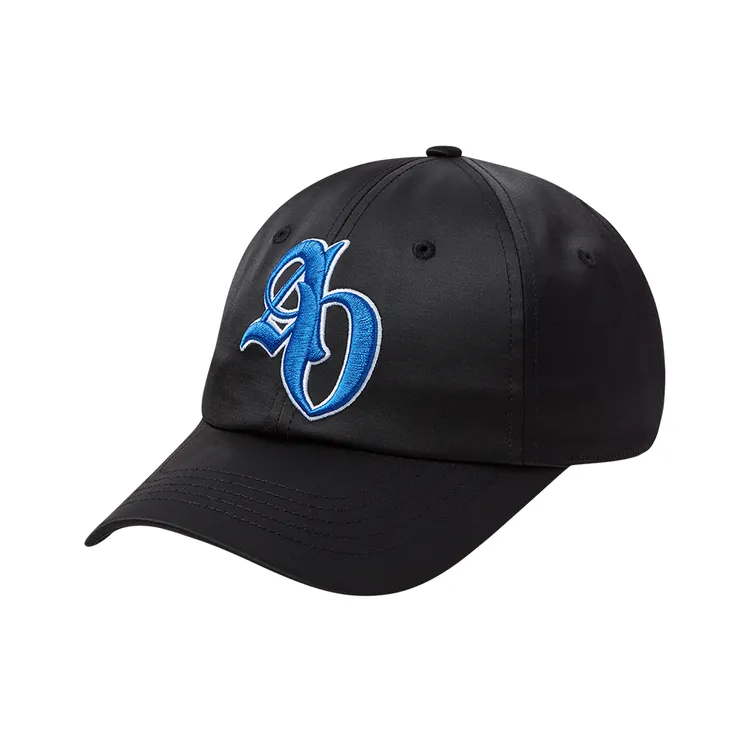 Mũ Bóng Chày Symbol Logo Satin Đen