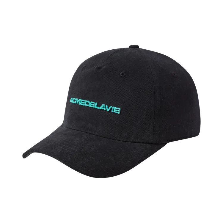 Mũ Bóng Chày Tuft Embroidery Logo Đen