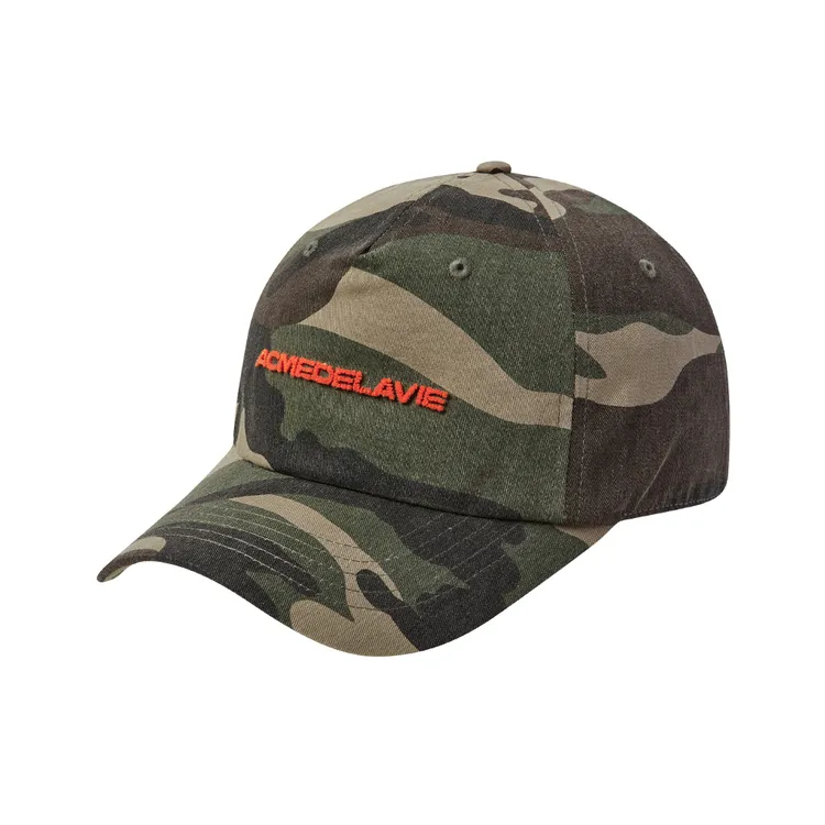 Mũ Bóng Chày Tuft Embroidery Logo Camo
