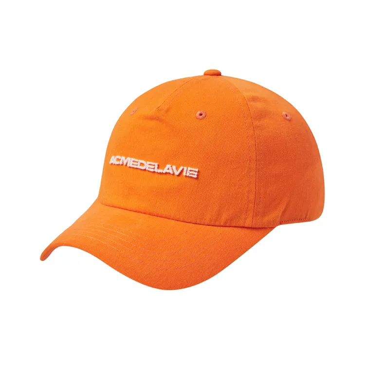Mũ Bóng Chày Tuft Embroidery Logo Cam