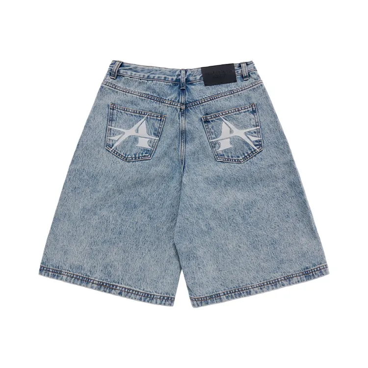 Quần Short Point Logo Pocket Xanh da trời