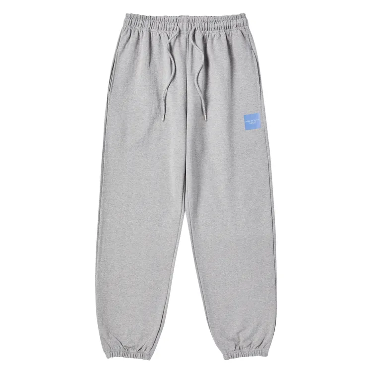 Quần Jogger Box Basic Logo Muối Tiêu